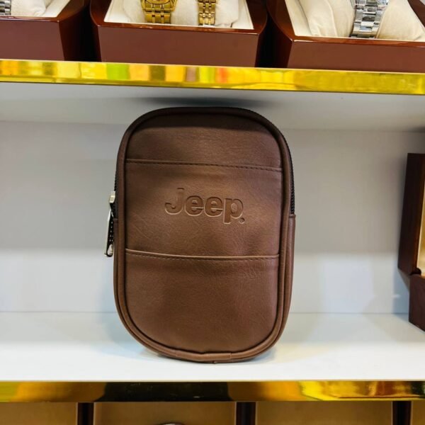 حقيبة يد جلدية صغيرة ماركة Jeep