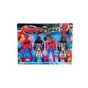 مجموعة مقاتلي العدالة (Justice Fighter) - 4 شخصيات أبطال الحركة