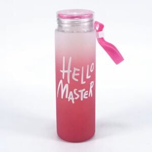 زجاجات مياه زجاجية عصرية