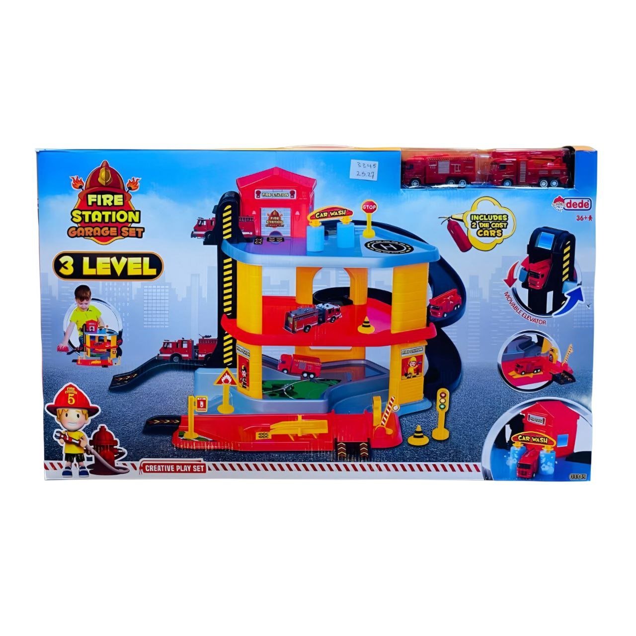مجموعة مرآب الإطفاء Dede - ذات الثلاثة مستويات (3 Level)