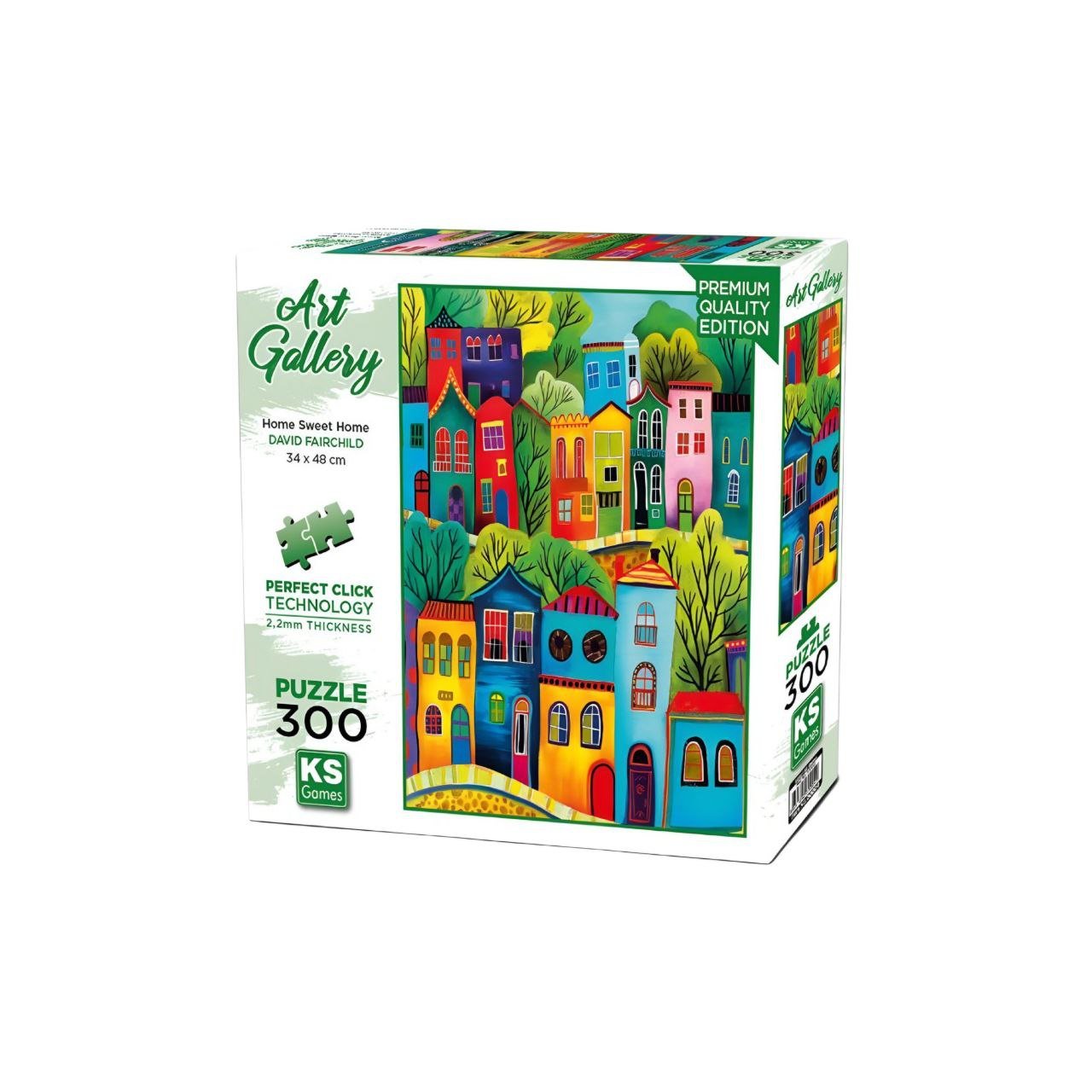 بازل 300 قطعة: "المنزل الحلو" - فن تجريدي (Art Gallery)