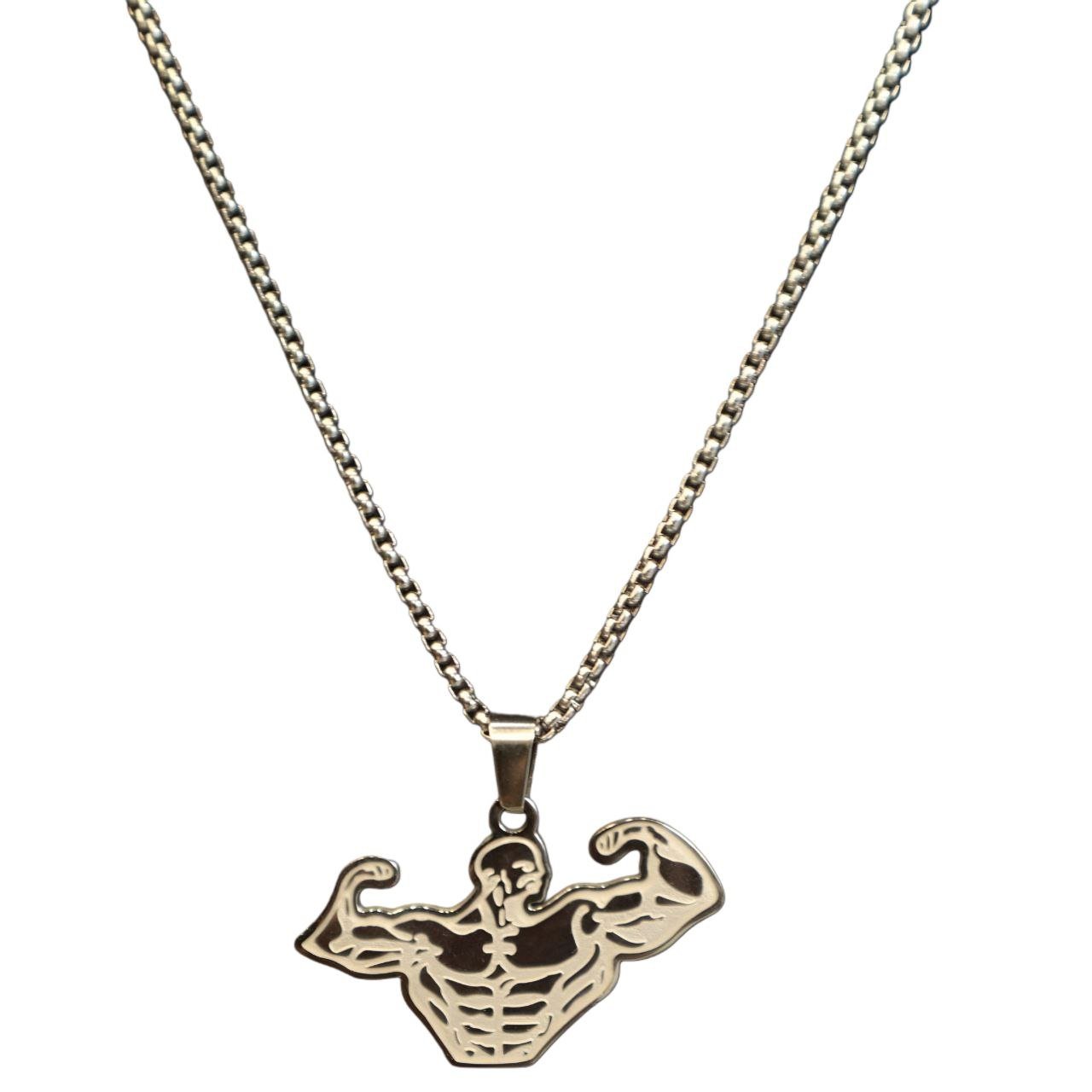 قلادة "بطل اللياقة" - تصميم لاعب كمال الأجسام