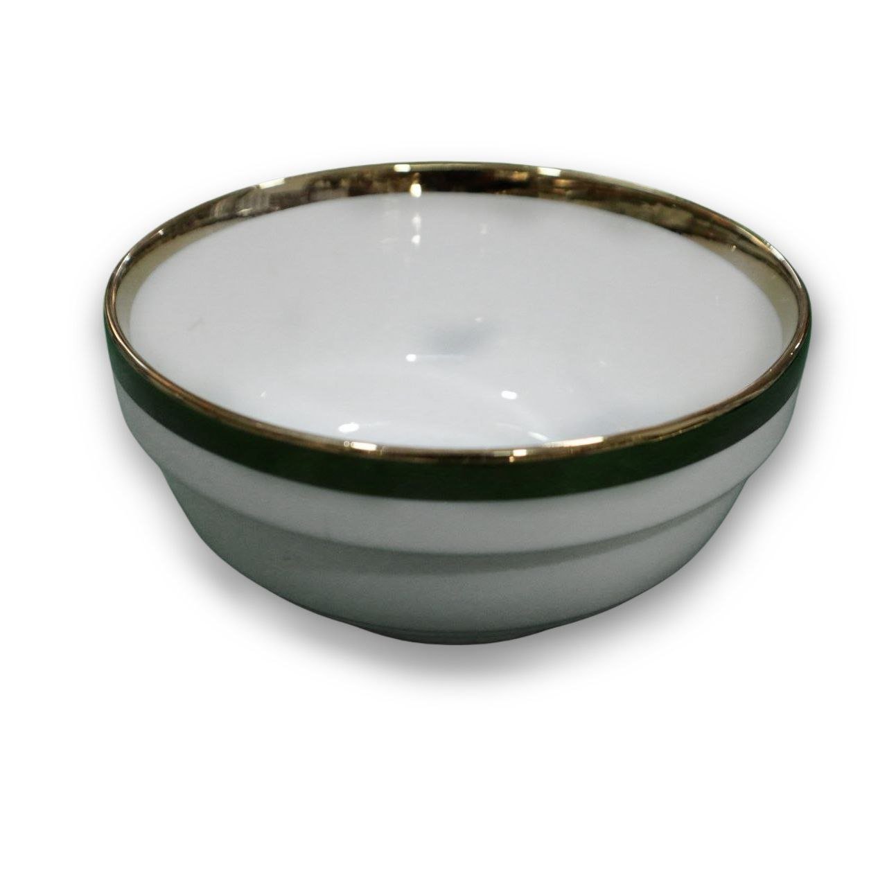 طبق المكسرات/التغميس 'أخضر ملكي وذهبي'(6قطع)