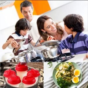 حاملات سلق البيض السيليكون (Egg Boilers)