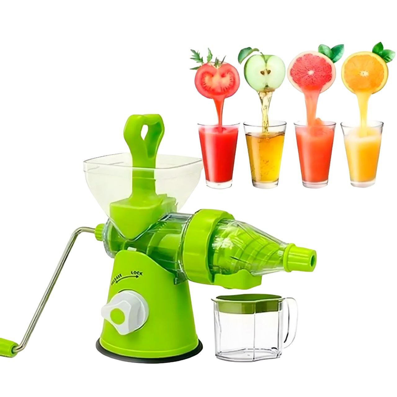 عصارة متعددة الوظائف يدوية (لون أخضر) - الصورة 2