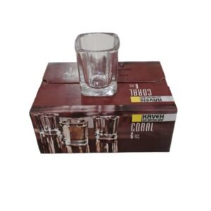 شوت زجاجي"كورال" بتصميم مربع(قطعة)