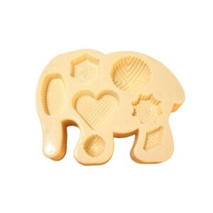 قالب تشكيل الحلويات 'فيل الأشكال المتنوعة'