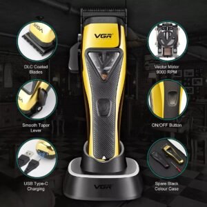 ماكينة حلاقة VGR Voyager (اللون الأصفر)