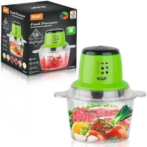 محضر طعام كهربائي متعدد الوظائف RAF، سعة 2 لتر