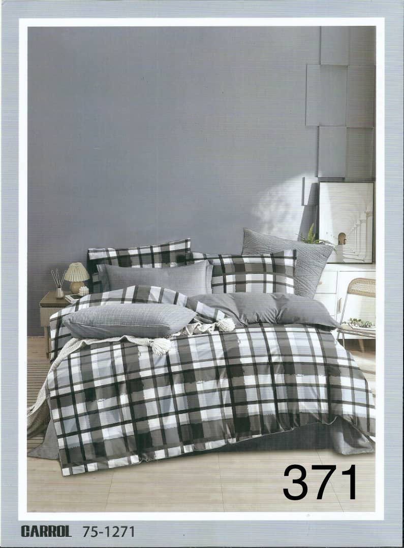 طقم غطاء لحاف بنقشة الكاروهات الكلاسيكية العصرية