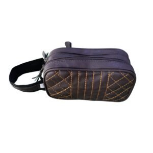 حقيبة الكتف "سولفيرينو" بنقشة جلد التمساح - اللون العاجي