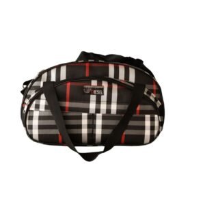 حقيبة سفر ورياضة بنقشة الكاروهات