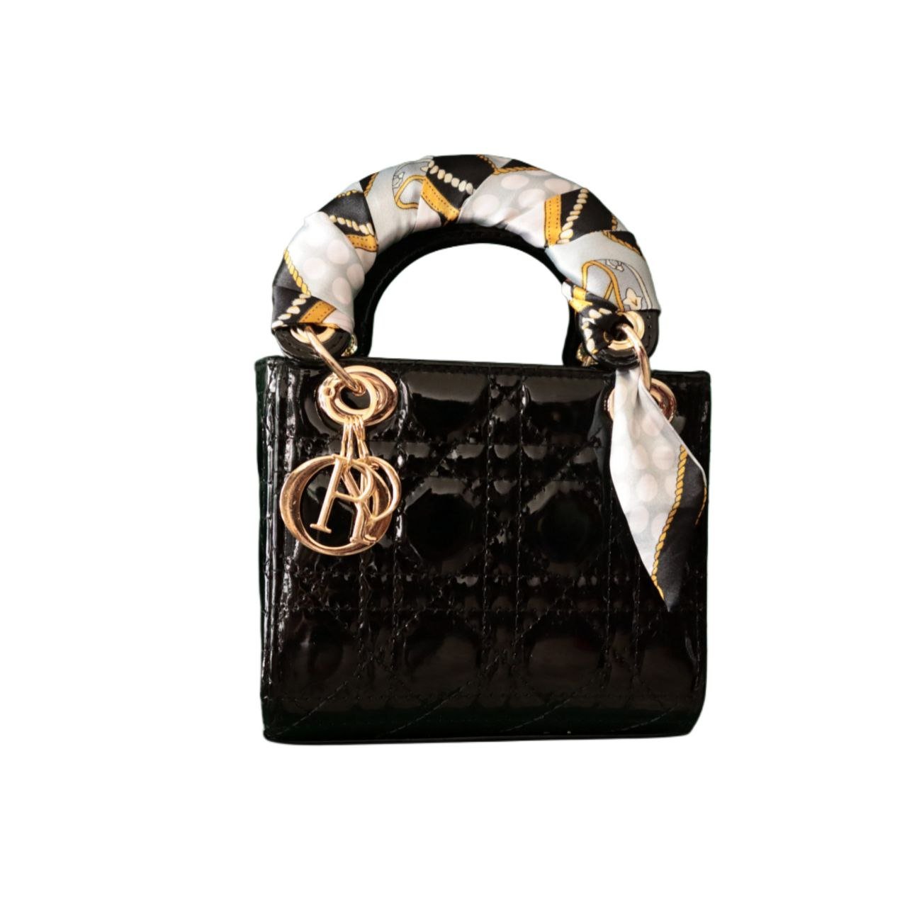 حقيبة اليد الأنيقة "كوينتو" بمقبض مُوشَّح