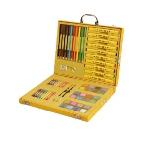 حقيبة أدوات الرسم والتلوين الفنية للأطفال (G.DUCK KIDS) - 68 قطعة
