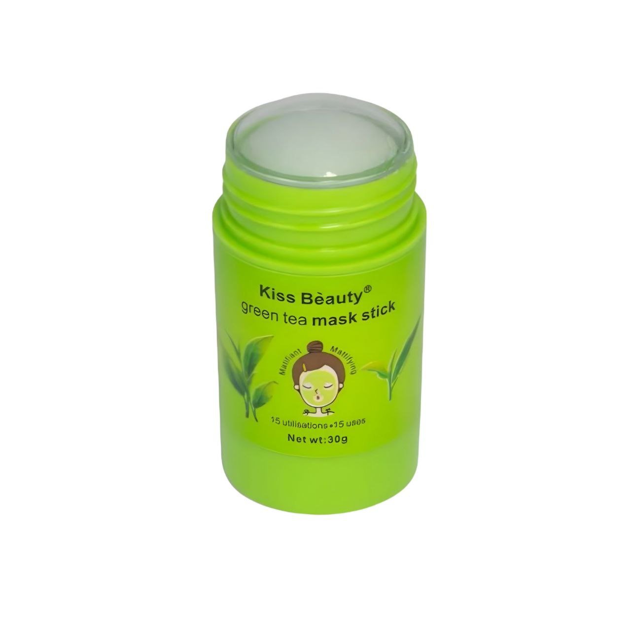 ماسك الشاي الأخضر "Kiss Beauty" لتنقية البشرة(الاصلي) - الصورة 2