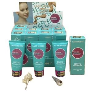 كريم الأساس مات بي بي مينيرال Lady Model (التركيبة النقية).