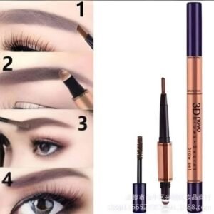 قلم حواجب 3D نوفو (NOVO) ثنائي الأطراف - محدد ومثبت