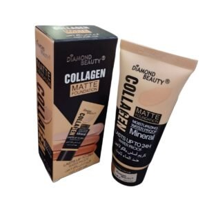 كريم أساس "DIAMOND BEAUTY" كولاجين مطفي مقاوم للماء