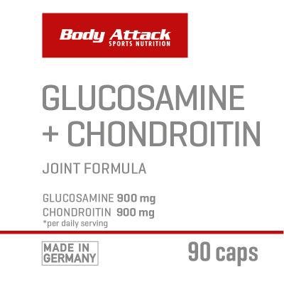 Body Attack Glucosamine + Chondroitin - تركيبة دعم المفاصل - الصورة 2