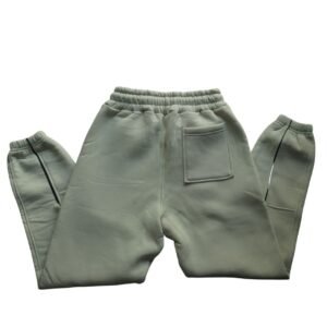 بنطال "Cozy Beige" الرياضي بخطوط متباينة