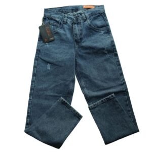 جينز "Vintage Porto" الواسع بقصة مستقيمة