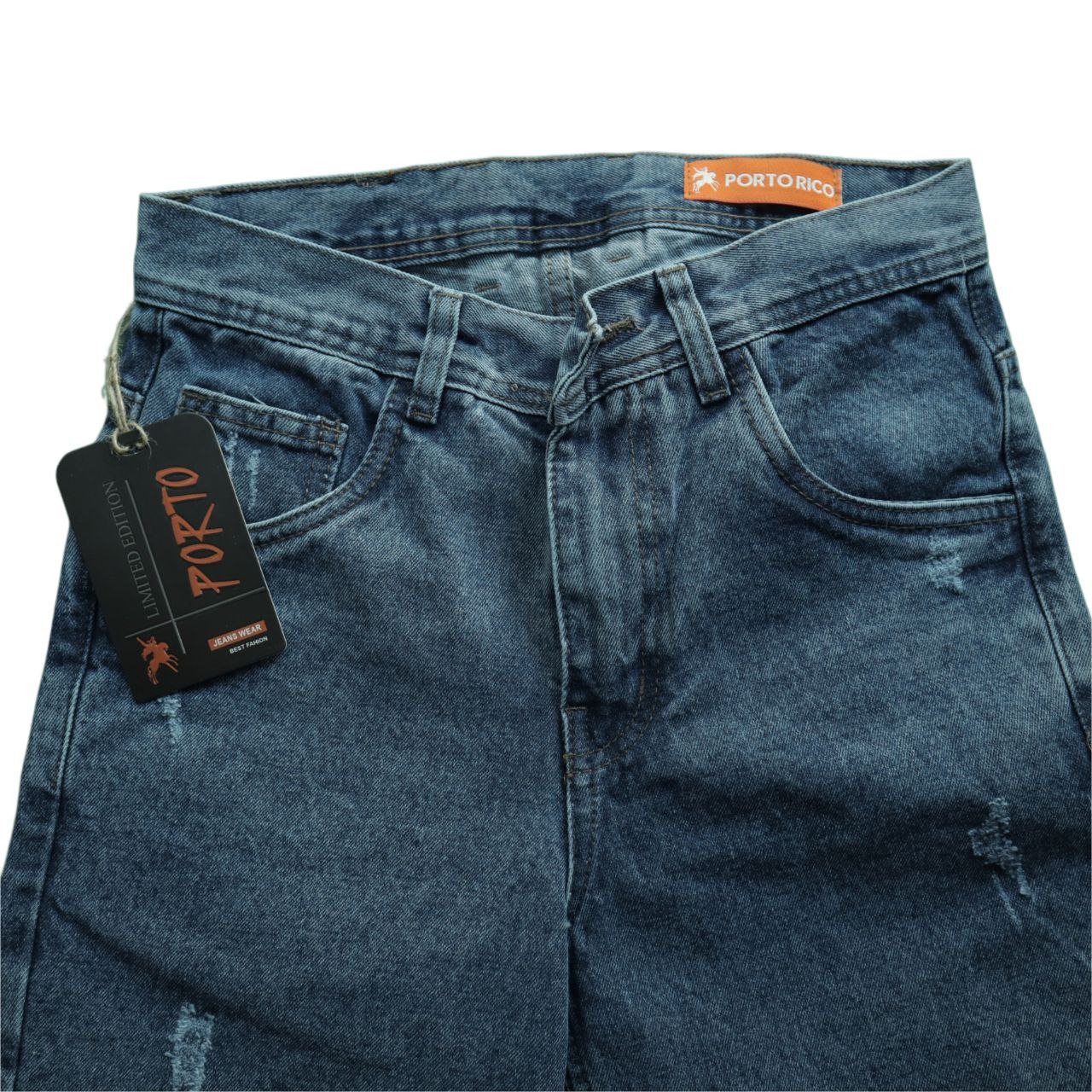 جينز "Vintage Porto" الواسع بقصة مستقيمة - الصورة 2